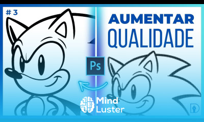 Transforme Desenho em Baixa Resolução em Arte Nítida no Photoshop Passo a Passo