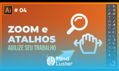 Como usar zoom e atalhos no Illustrator Curso de Illustrator Grátis