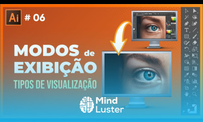 Como usar os modos de exibição no Illustrator Curso de Illustrator Grátis