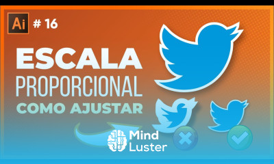 Como redimensionar traçados no Illustrator fácil Curso de Illustrator Grátis