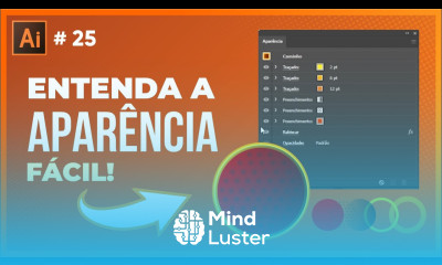 Como usar o painel Aparência no Illustrator Curso de Illustrator Grátis