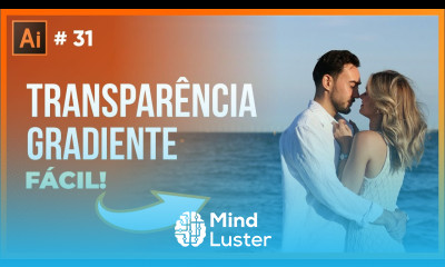 Como aplicar transparência degradê no Illustrator Fácil