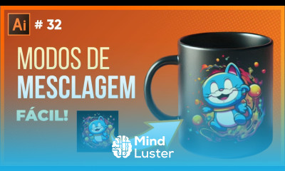 Como usar os modos de mesclagem no Illustrator Fácil