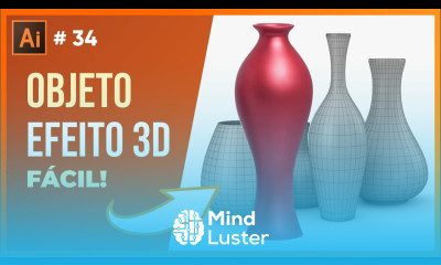 Como criar Efeito 3D no Illustrator Revolução Clássico Curso Grátis