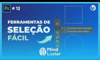 Como usar as ferramentas de seleção no Photoshop pra criar retângulo quadrados e círculos Fácil