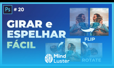 Como girar e espelhar imagem no photoshop de modo fácil