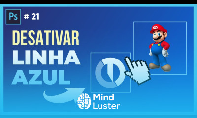 Como desativar linha azul de seleção do cursor no Photoshop