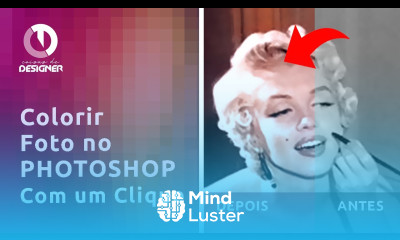 Como colorir foto antiga no Photoshop fácil Neural Filters