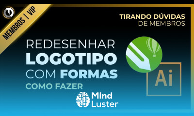Como reedesenhar um logo usando apenas linhas e formas no corel e no illustrator