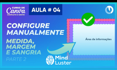 Como colocar sangria no Canva fácil Curso de Canva Grátis