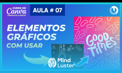 Como usar elementos gráficos no Canva Curso grátis de Canva