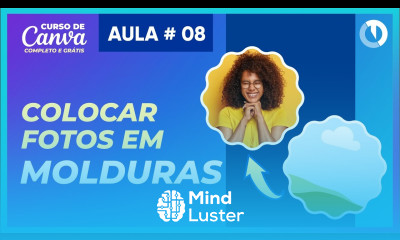 Como usar a moldura no Canva Curso grátis de Canva