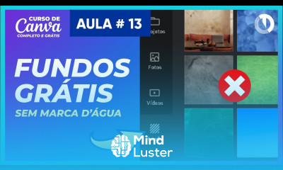 Como usar fundos profissionais no Canva sem marca d agua Curso Grátis de Canva