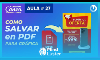 Como salvar em PDF para Gráfica no Canva de modo fácil