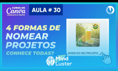 Como renomear arquivos no Canva de modo fácil Curso Grátis de Canva