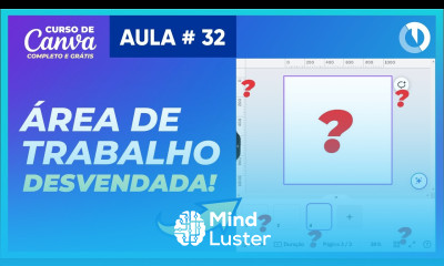 Desvendando a área de trabalho do Canva Curso de Canva Grátis
