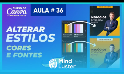 Como usar os estilos no Canva de modo fácil Curso Grátis de Canva