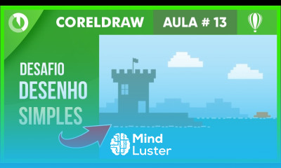 Fácil Como fazer um desenho no Corel Draw usando apenas retângulos