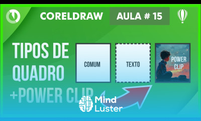 Como usar o Power Clip no Corel Draw Inserir uma foto num quadro fácil