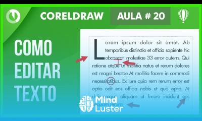 Como editar textos no Corel Draw