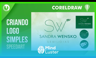 Criando logo simples de joalheria no Coreldraw Speed Art