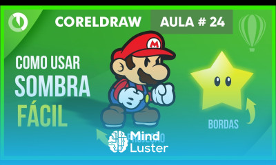 Como usar sombra projetada no Coreldraw Fácil