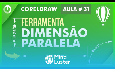 Como usar a ferramenta Dimensão Paralela no Corel Draw