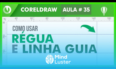 Como usar régua e linhas guias no Corel Draw