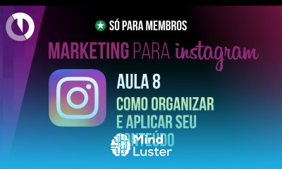 Aula 8 Como organizar o conteúdo do seu Instagram