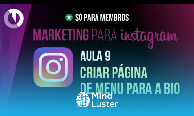 Aula 9 Criar uma página de Menu para a Bio do Instagram