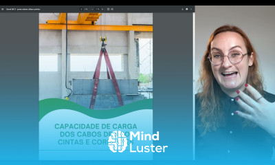 Curso de NR 11 Segurança nas Operações com Ponte Rolante Talha e Pórtico Aula 07