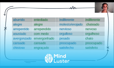 Curso de Espanhol Leccion 9