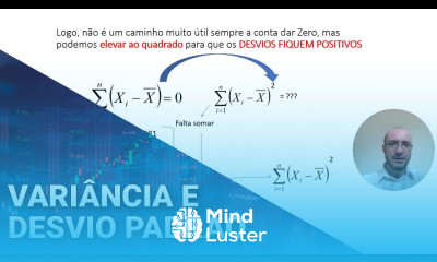 Curso de Estatística Variância e Desvio Padrão
