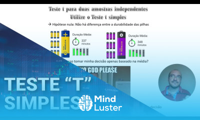 Curso de Estatística Teste t simples