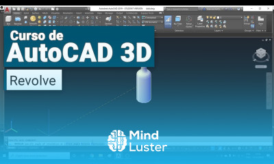 Curso de AutoCAD 3D Revolve