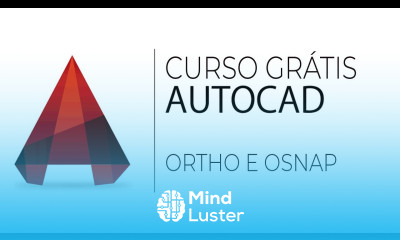 Curso de Autocad Grátis Ortho e osnap Aula 05