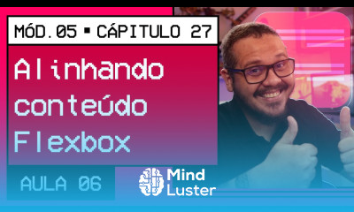 Alinhamento de elementos empacotados no Flexbox CursoemVideo HTML5 CSS3