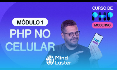 É possível treinar PHP no smartphone CursoemVideo de PHP Gustavo Guanabara