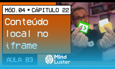 Conteúdo local no iframe Curso em Vídeo HTML5 e CSS3