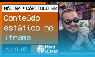 Conteúdo no iframe por código Curso em Vídeo HTML5 e CSS3