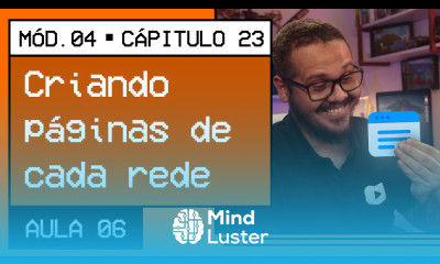 Criando as páginas de cada rede social Curso em Vídeo HTML5 e CSS3