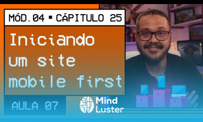Iniciando um site mobile first Curso em Vídeo HTML5 e CSS3