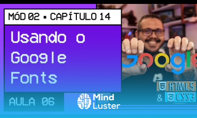 Usando Google Fonts Curso em Vídeo HTML5 e CSS3