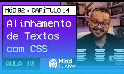 Alinhamento de textos com CSS Curso em Vídeo HTML5 e CSS3