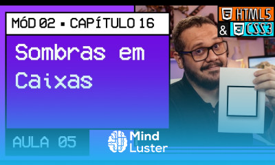 Sombra nas Caixas cursoemvideo de HTML5 e CSS3