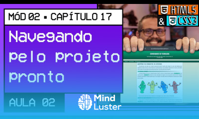 Navegando pelo projeto pronto Curso em Vídeo HTML5 e CSS3
