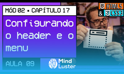 Configurando o header e o menu do site Curso em Vídeo HTML5 e CSS3