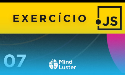 Exercícios JavaScript Parte 7 Curso JavaScript