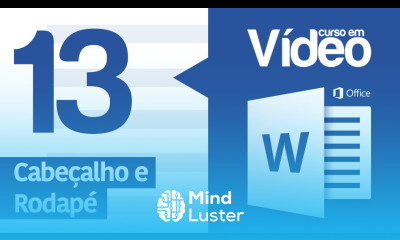 Curso Word 13 Cabeçalho e Rodapé