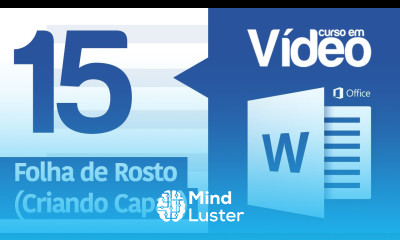 Curso Word 15 Folha de Rosto Capas no Word